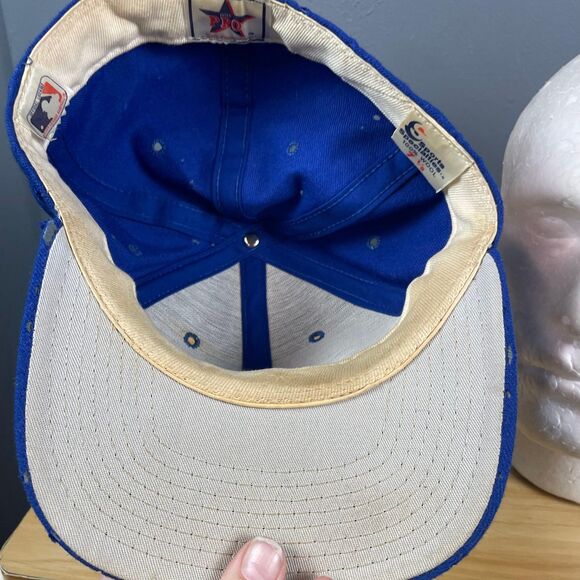 MLB Atlanta Braves Sports Specialties Men’s 7 1/8 Blue Cap Vintage - Picture 10 of 13